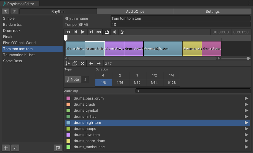 Rhythmos Editor Preview